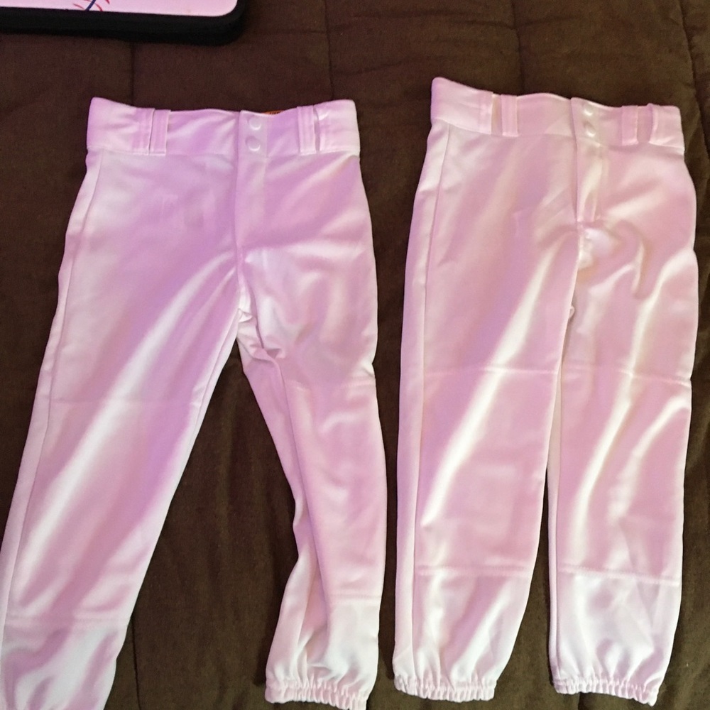 2 Pairs of Rawlings Baseball Pants Youth Small 8-9 NWT